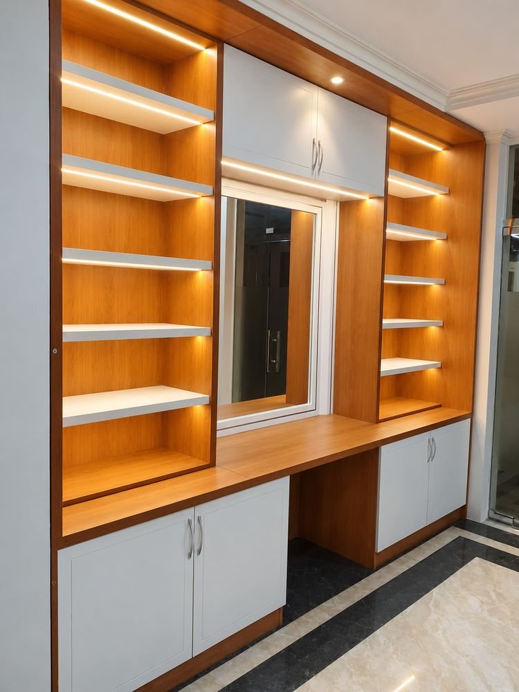 Công trình thực tế – Tủ, bàn & vách