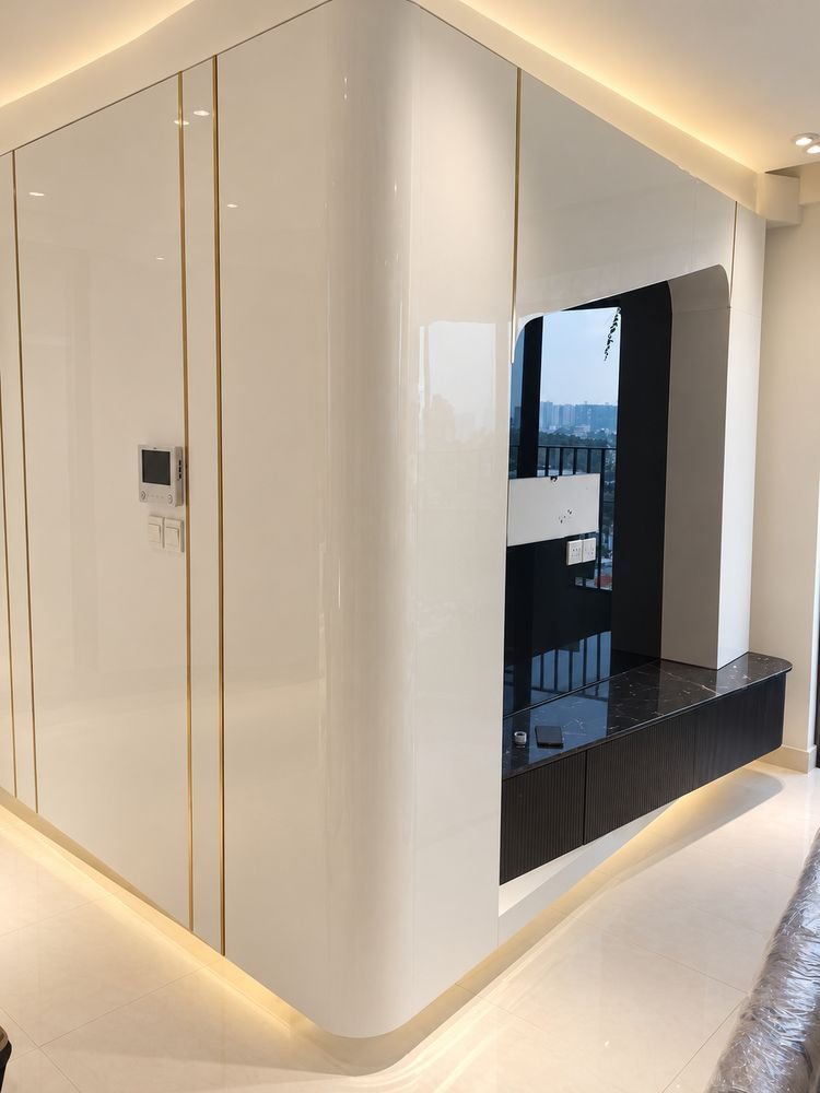 Công trình thực tế – Tủ, bàn & vách